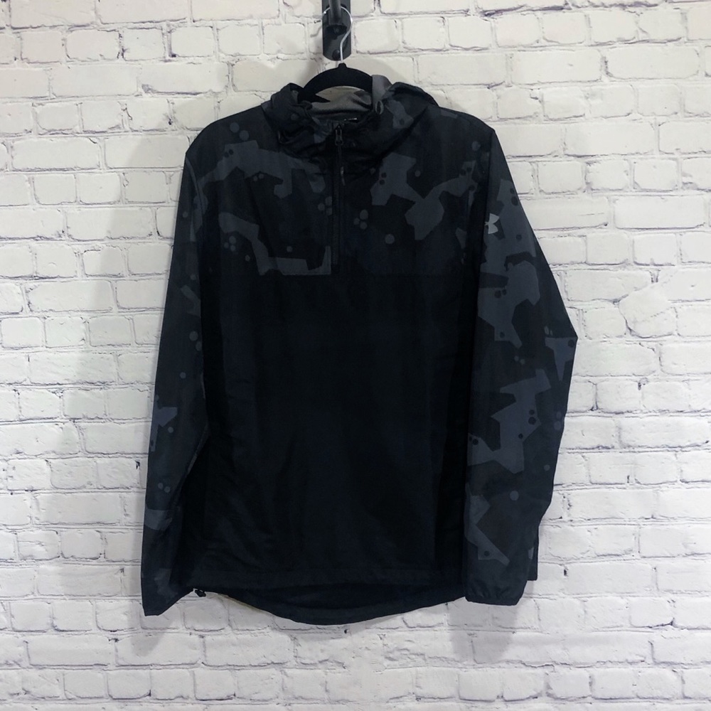 Under Armour, Medium, 1/4 Zip, Jacket, Camo